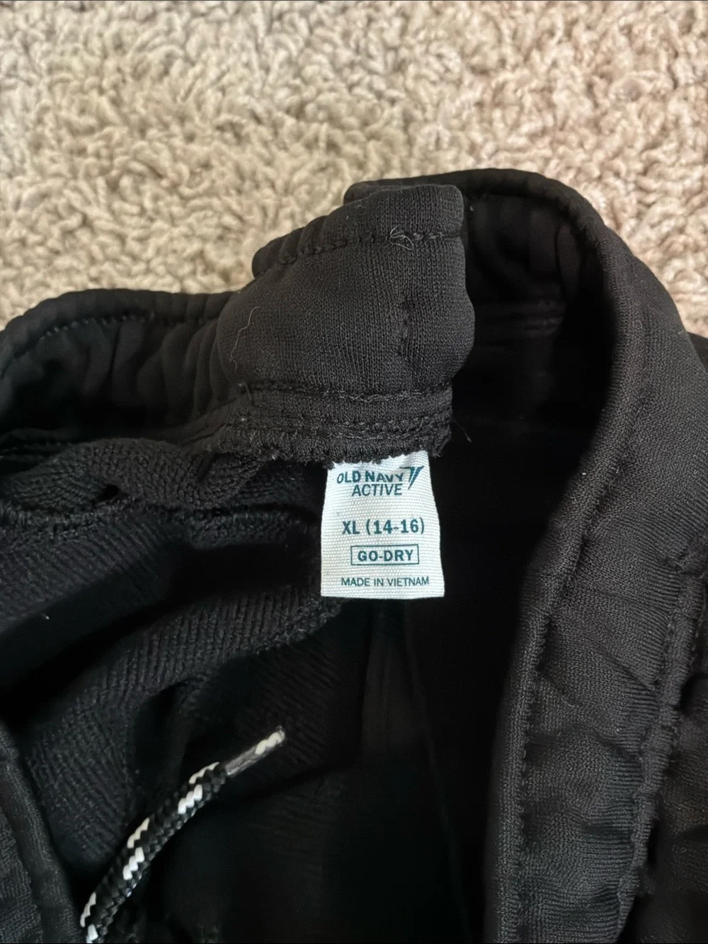 Old Navy Black Kids Athletic Joggers
